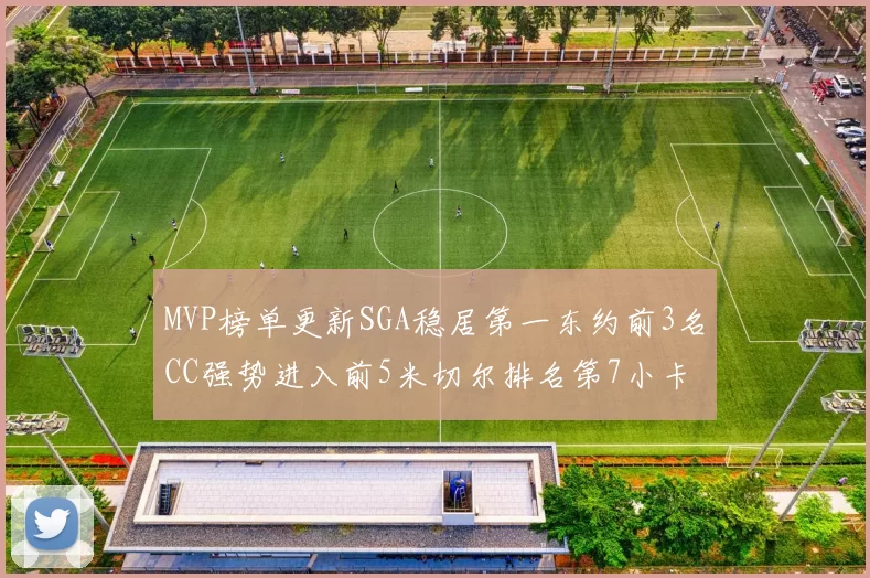 MVP榜单更新SGA稳居第一东约前3名CC强势进入前5米切尔排名第7小卡获提名